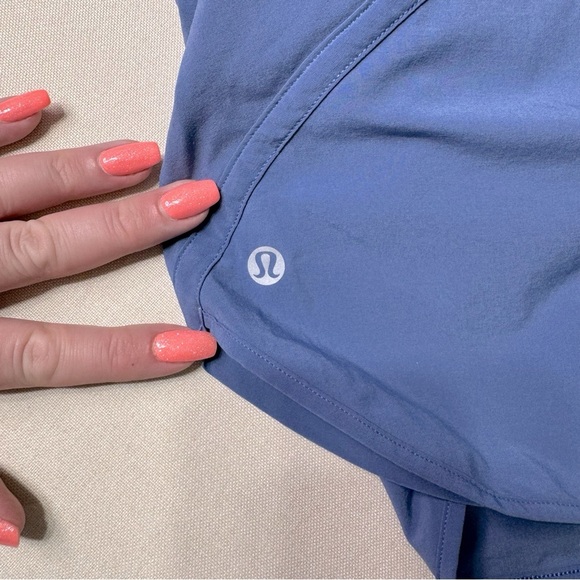 Lululemon Track That 3” High Rise Athletic Shorts Water Drop Blue 12 - Picture 9 of 10